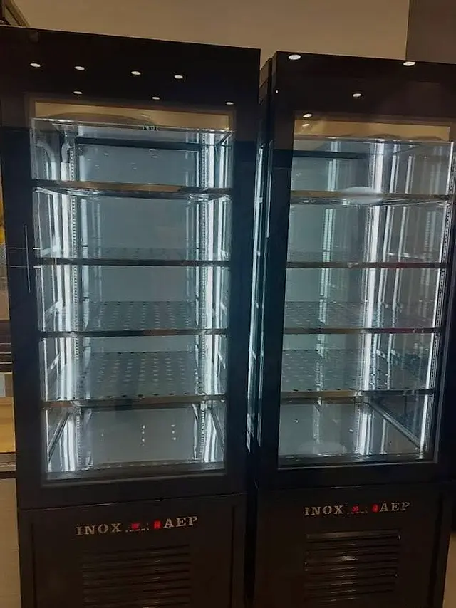 Product: INOX AEP upright refrigerated display cases